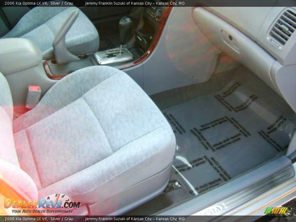 2006 Kia Optima LX V6 Silver / Gray Photo #7