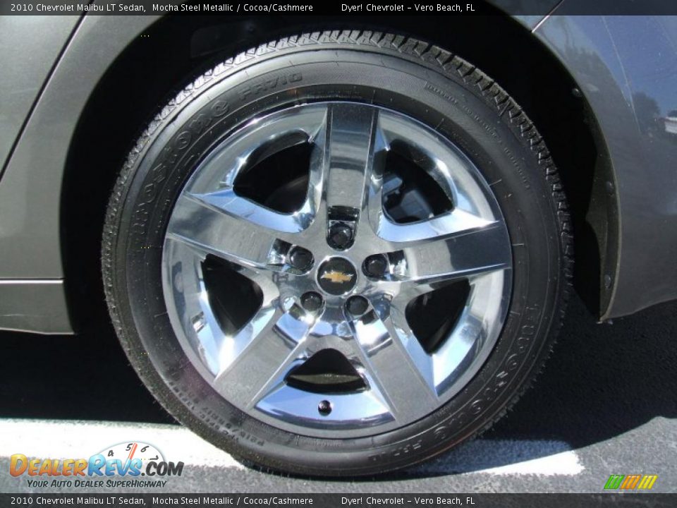 2010 Chevrolet Malibu LT Sedan Mocha Steel Metallic / Cocoa/Cashmere Photo #8