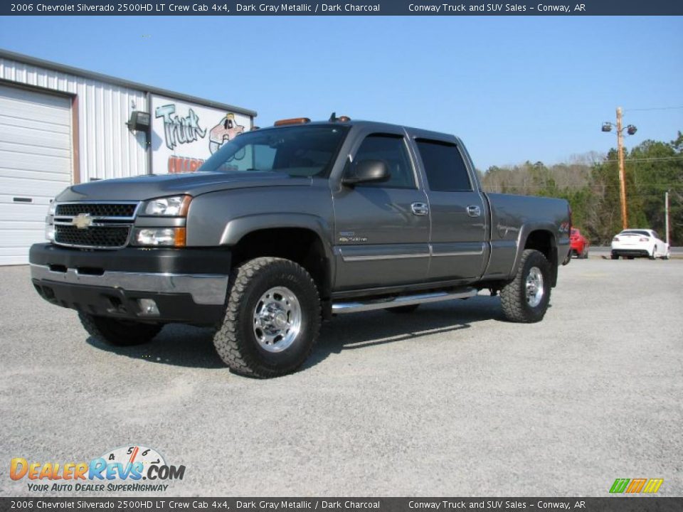 2006 Chevrolet Silverado 2500HD LT Crew Cab 4x4 Dark Gray Metallic / Dark Charcoal Photo #1