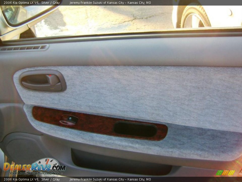 2006 Kia Optima LX V6 Silver / Gray Photo #8