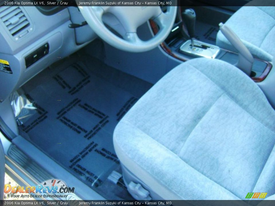 2006 Kia Optima LX V6 Silver / Gray Photo #9