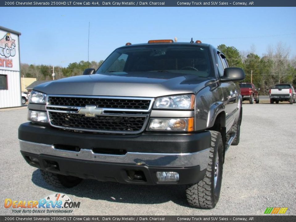 2006 Chevrolet Silverado 2500HD LT Crew Cab 4x4 Dark Gray Metallic / Dark Charcoal Photo #3