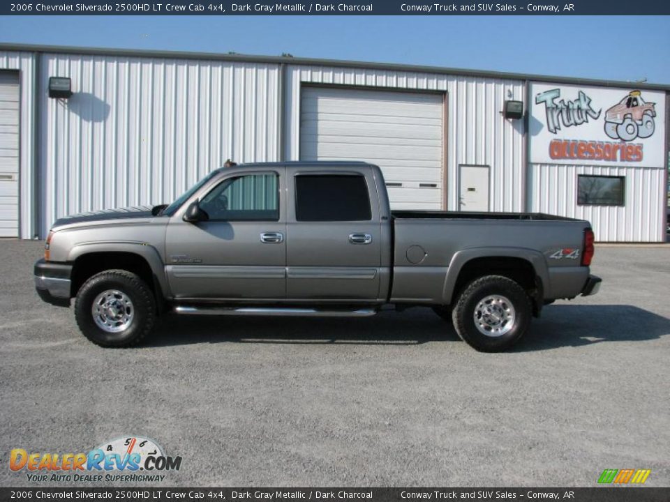2006 Chevrolet Silverado 2500HD LT Crew Cab 4x4 Dark Gray Metallic / Dark Charcoal Photo #4