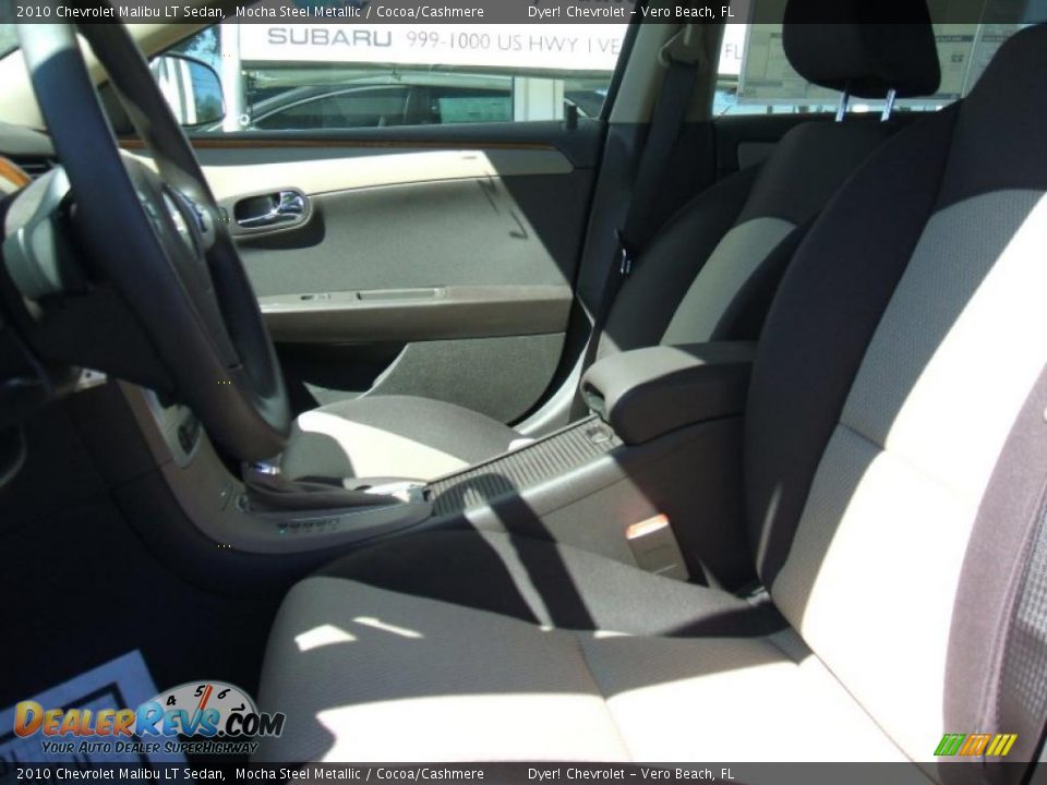 2010 Chevrolet Malibu LT Sedan Mocha Steel Metallic / Cocoa/Cashmere Photo #13