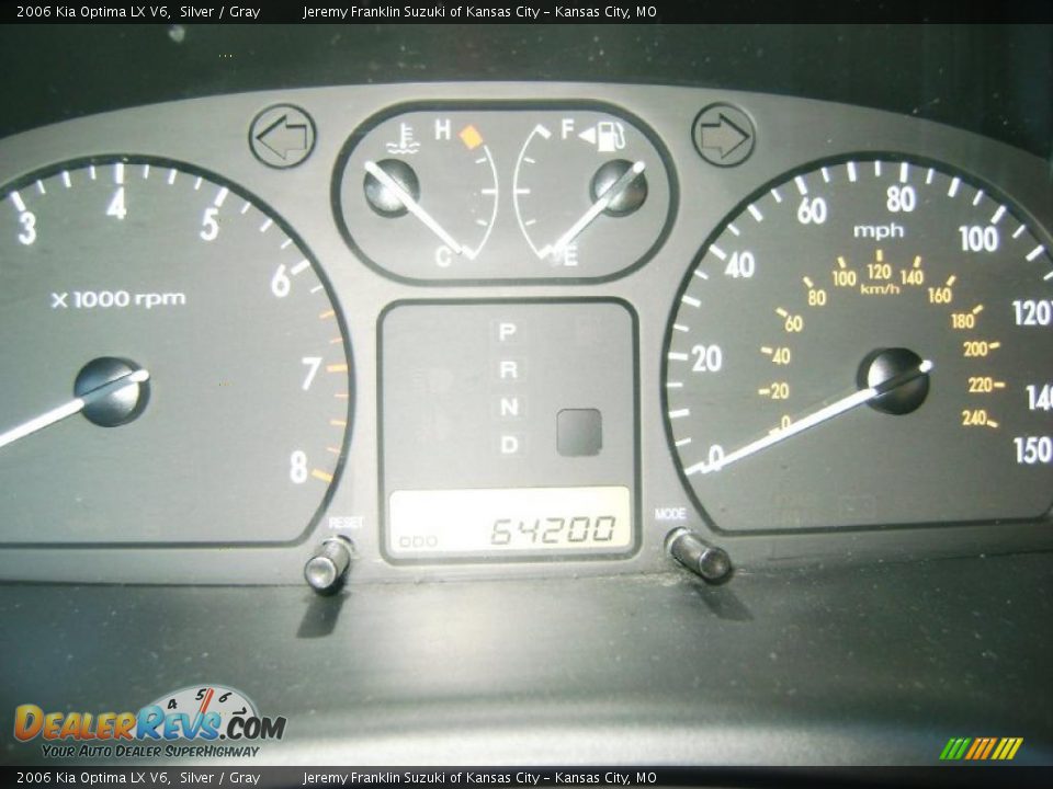 2006 Kia Optima LX V6 Silver / Gray Photo #12