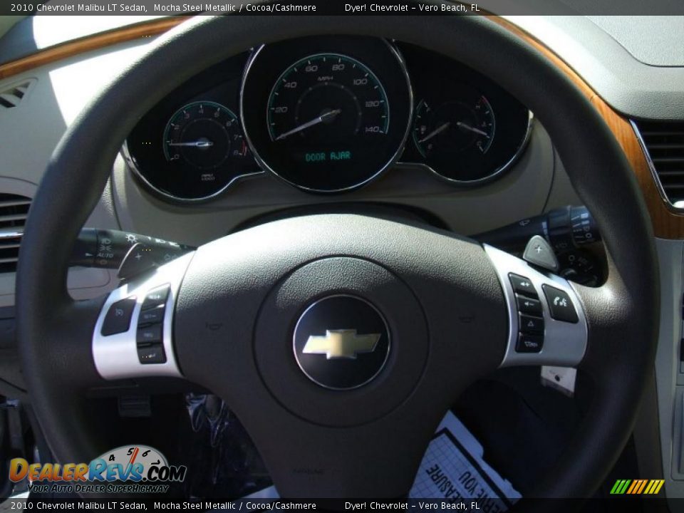 2010 Chevrolet Malibu LT Sedan Mocha Steel Metallic / Cocoa/Cashmere Photo #14