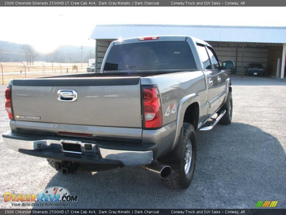 2006 Chevrolet Silverado 2500HD LT Crew Cab 4x4 Dark Gray Metallic / Dark Charcoal Photo #7