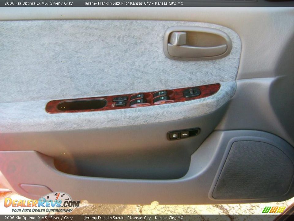 2006 Kia Optima LX V6 Silver / Gray Photo #14
