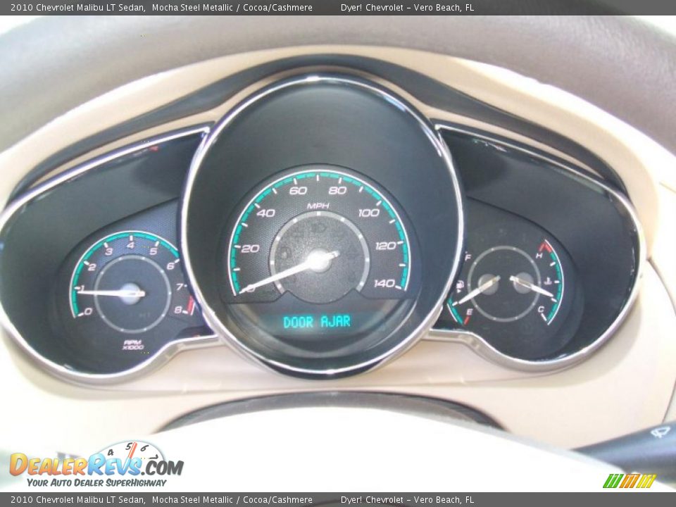 2010 Chevrolet Malibu LT Sedan Mocha Steel Metallic / Cocoa/Cashmere Photo #15