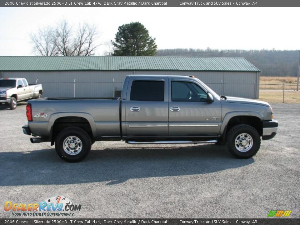 2006 Chevrolet Silverado 2500HD LT Crew Cab 4x4 Dark Gray Metallic / Dark Charcoal Photo #9
