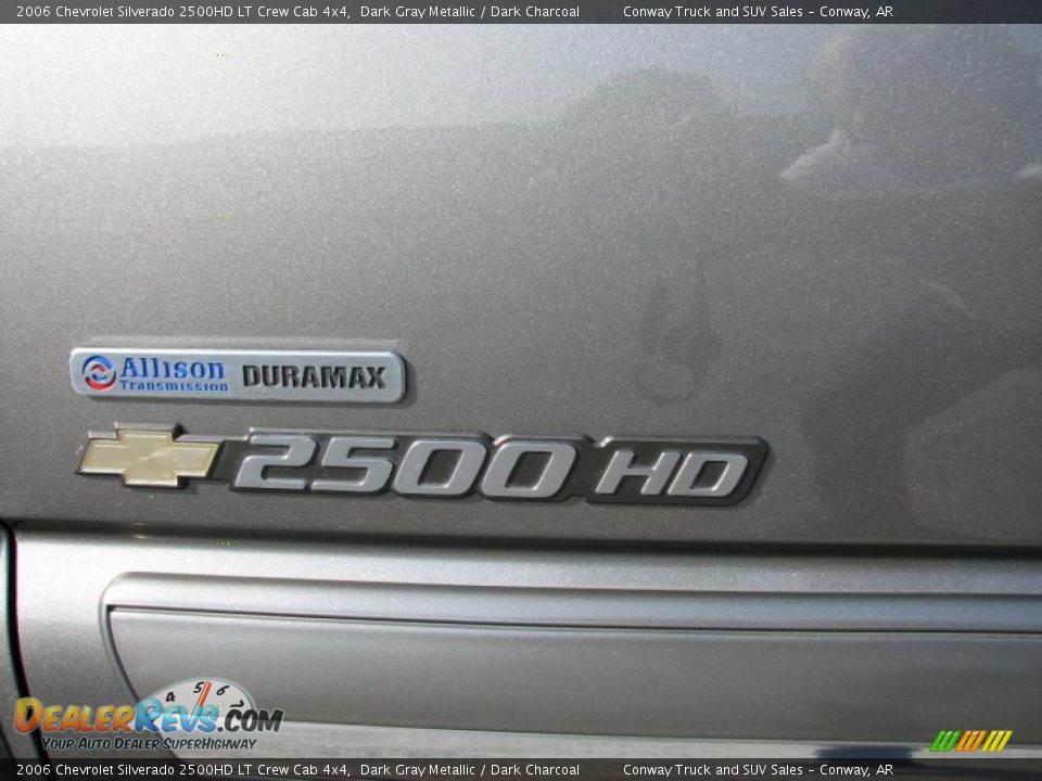 2006 Chevrolet Silverado 2500HD LT Crew Cab 4x4 Dark Gray Metallic / Dark Charcoal Photo #11