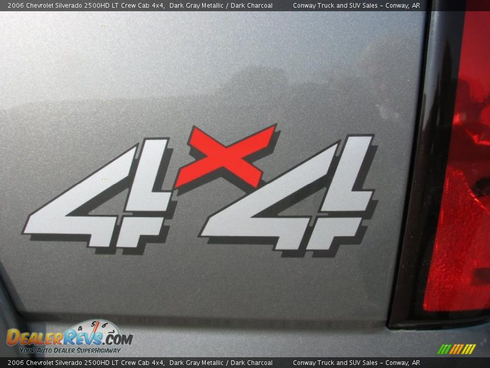 2006 Chevrolet Silverado 2500HD LT Crew Cab 4x4 Dark Gray Metallic / Dark Charcoal Photo #12