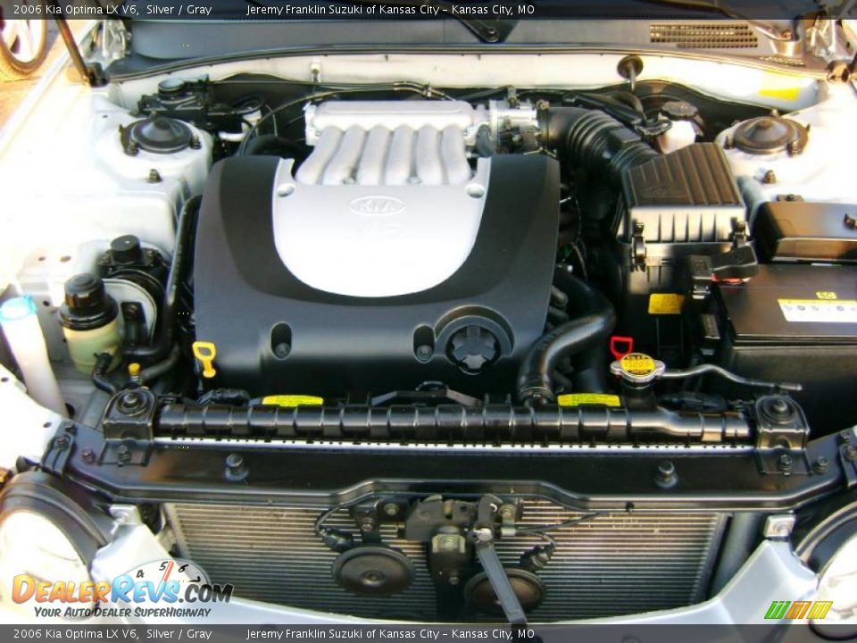 2006 Kia Optima LX V6 Silver / Gray Photo #19