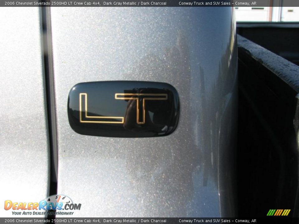 2006 Chevrolet Silverado 2500HD LT Crew Cab 4x4 Dark Gray Metallic / Dark Charcoal Photo #14