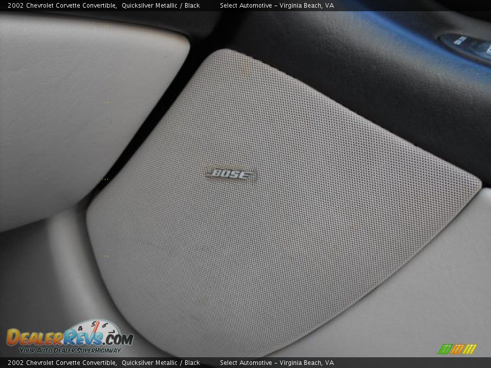 2002 Chevrolet Corvette Convertible Quicksilver Metallic / Black Photo #17