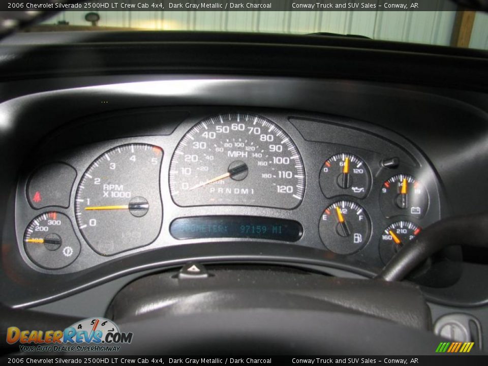 2006 Chevrolet Silverado 2500HD LT Crew Cab 4x4 Dark Gray Metallic / Dark Charcoal Photo #16