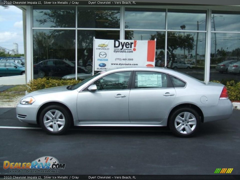 2010 Chevrolet Impala LS Silver Ice Metallic / Gray Photo #3