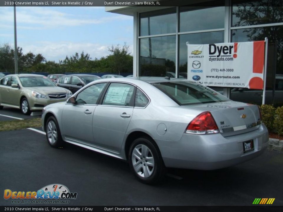 2010 Chevrolet Impala LS Silver Ice Metallic / Gray Photo #4