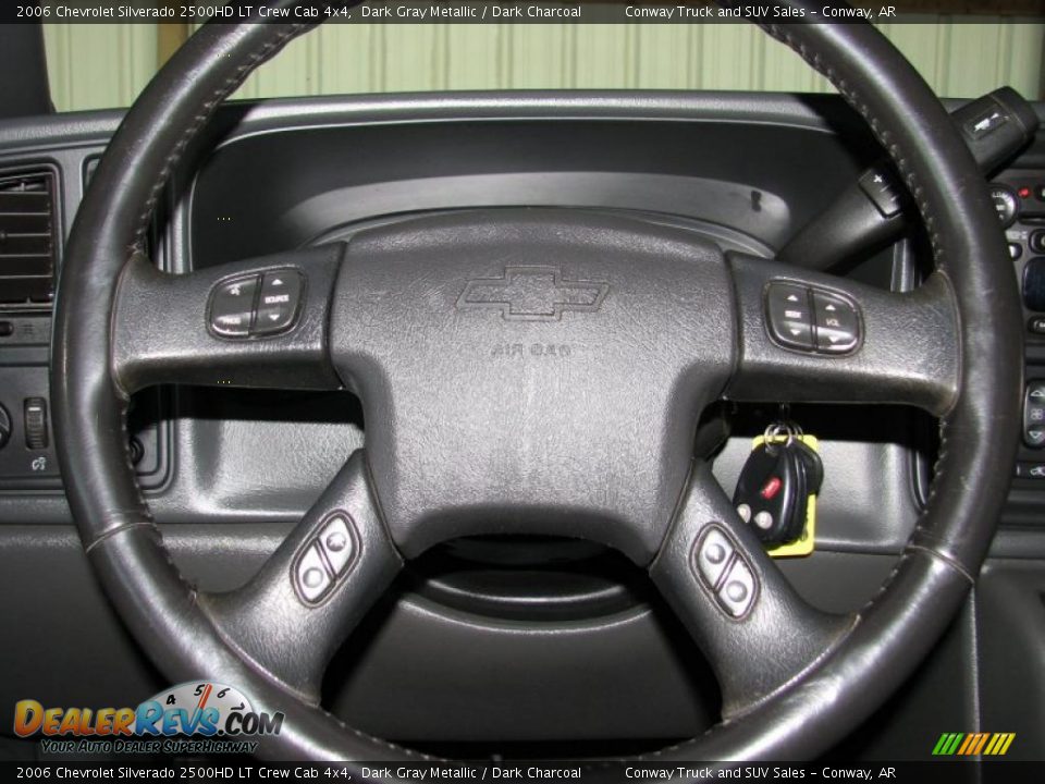 2006 Chevrolet Silverado 2500HD LT Crew Cab 4x4 Dark Gray Metallic / Dark Charcoal Photo #20