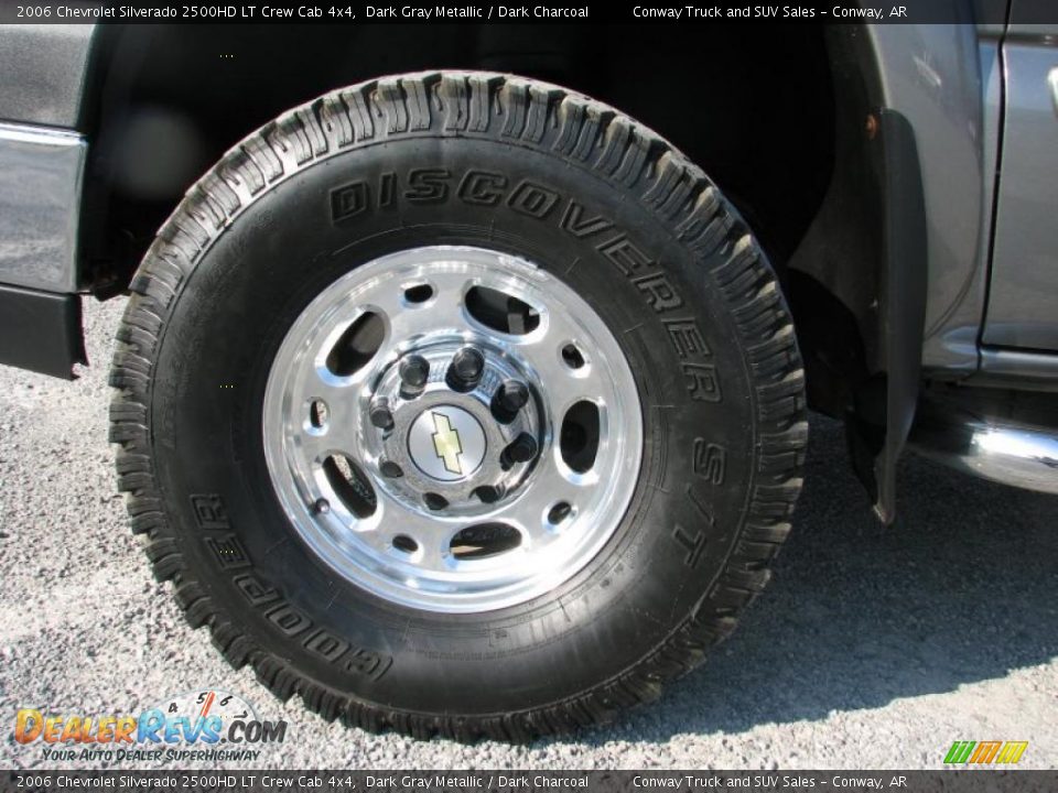 2006 Chevrolet Silverado 2500HD LT Crew Cab 4x4 Dark Gray Metallic / Dark Charcoal Photo #32