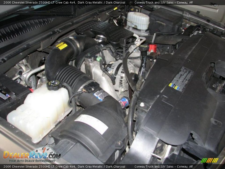 2006 Chevrolet Silverado 2500HD LT Crew Cab 4x4 Dark Gray Metallic / Dark Charcoal Photo #34