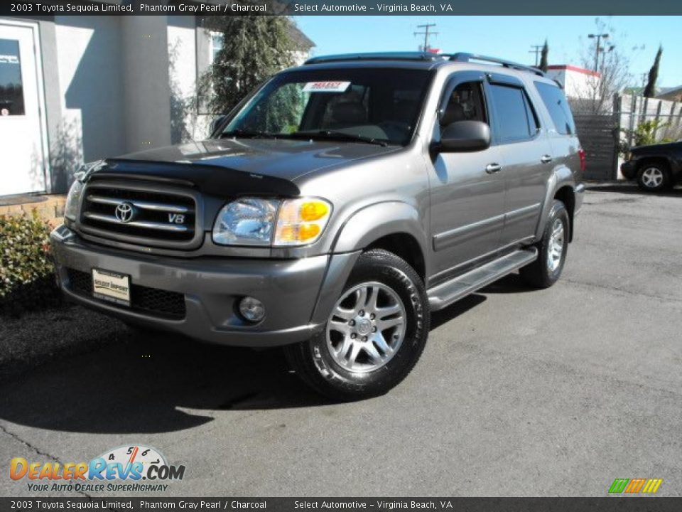 2003 Toyota Sequoia Limited Phantom Gray Pearl / Charcoal Photo #1