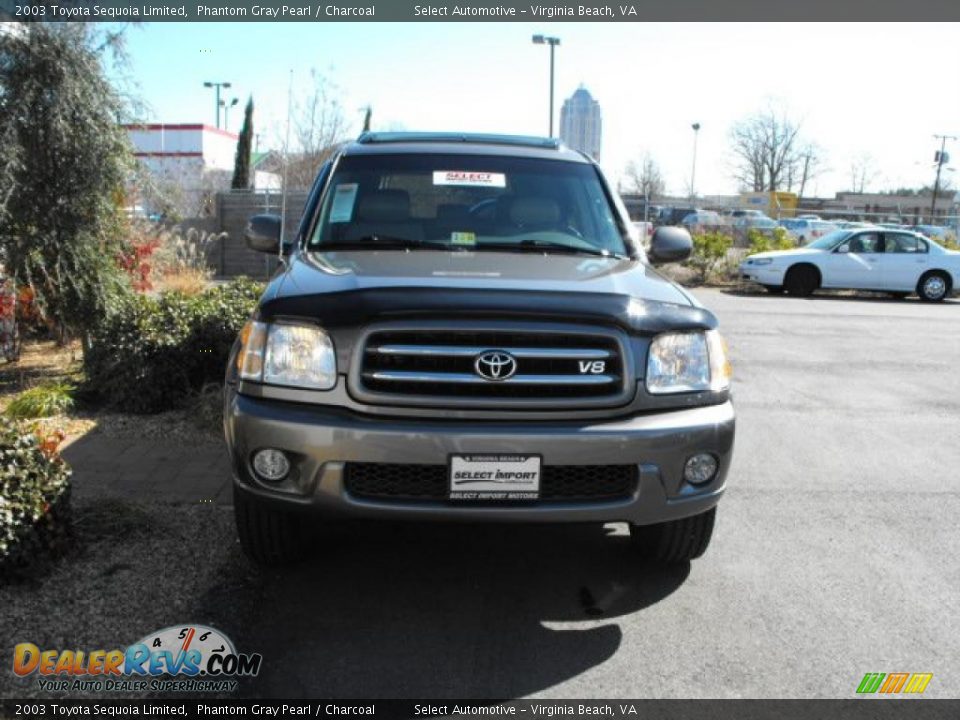 2003 Toyota Sequoia Limited Phantom Gray Pearl / Charcoal Photo #2