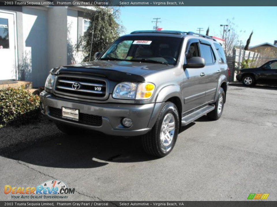 2003 Toyota Sequoia Limited Phantom Gray Pearl / Charcoal Photo #3