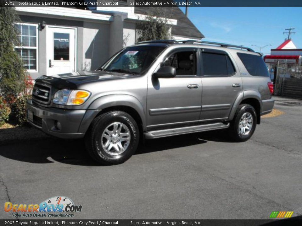 2003 Toyota Sequoia Limited Phantom Gray Pearl / Charcoal Photo #4