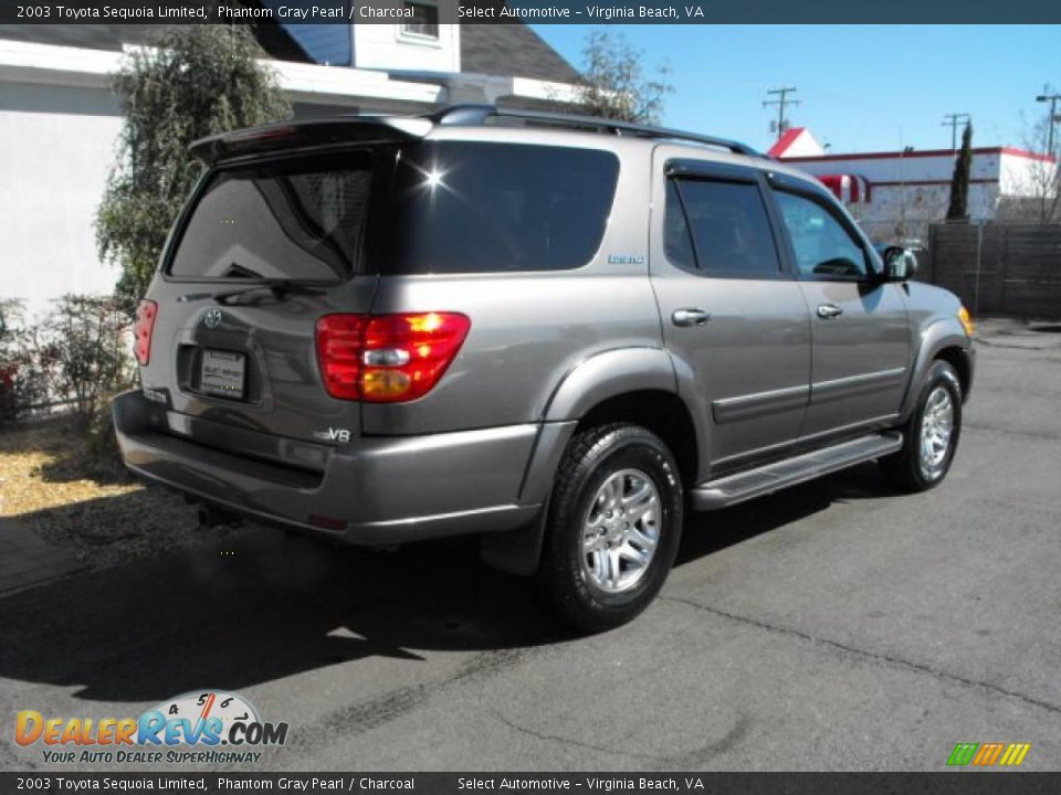 2003 Toyota Sequoia Limited Phantom Gray Pearl / Charcoal Photo #6
