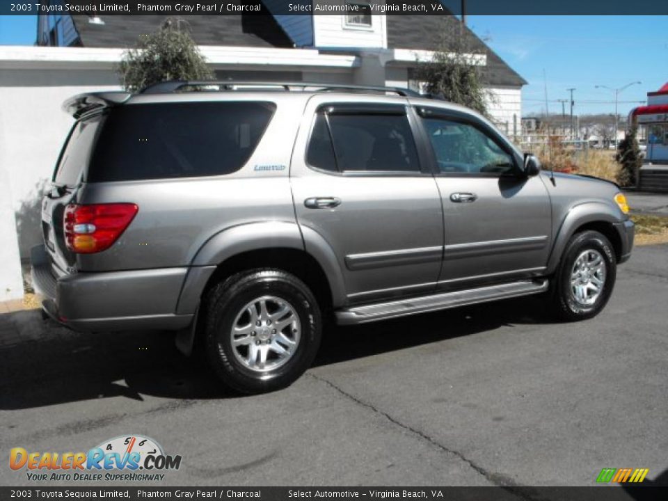 2003 Toyota Sequoia Limited Phantom Gray Pearl / Charcoal Photo #7