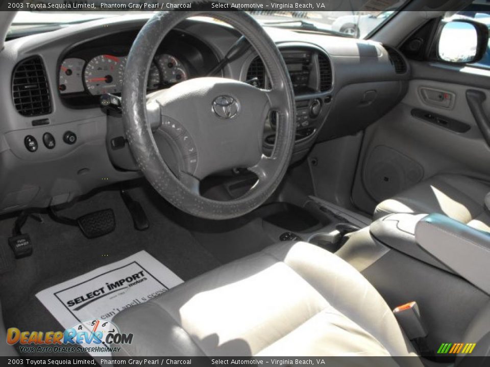 2003 Toyota Sequoia Limited Phantom Gray Pearl / Charcoal Photo #11