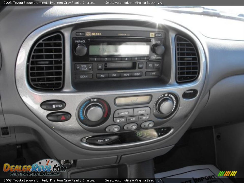 2003 Toyota Sequoia Limited Phantom Gray Pearl / Charcoal Photo #14