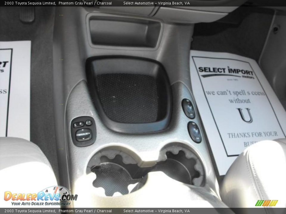 2003 Toyota Sequoia Limited Phantom Gray Pearl / Charcoal Photo #20