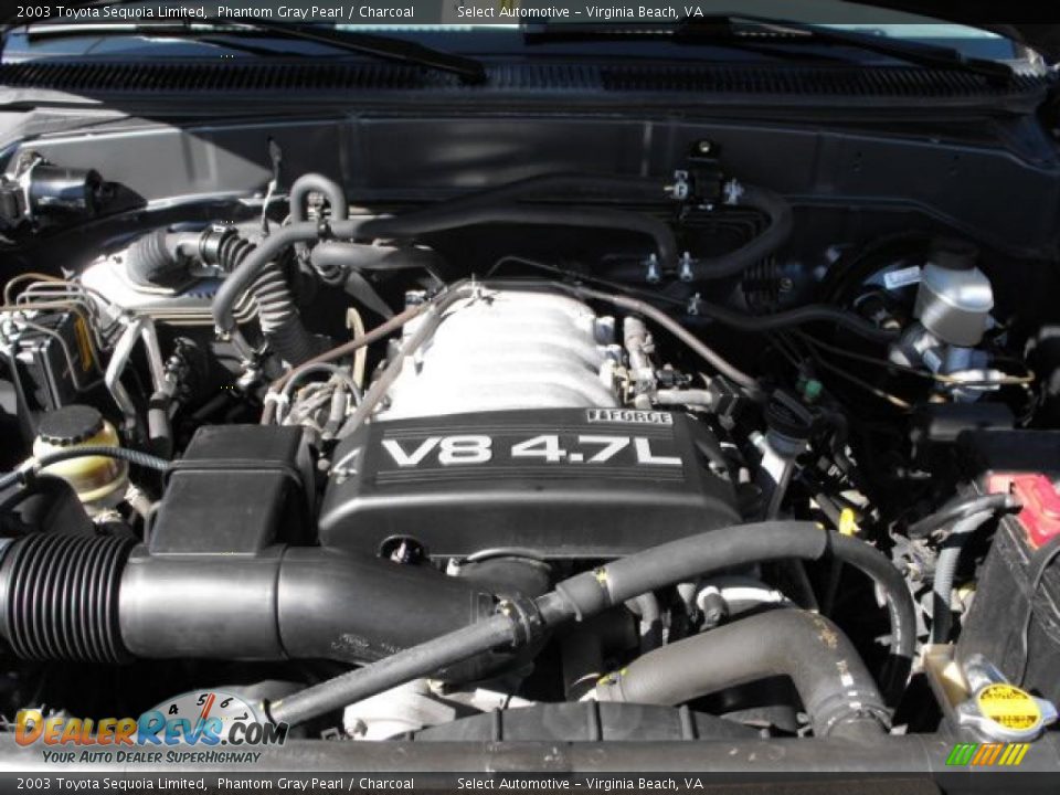 2003 Toyota Sequoia Limited Phantom Gray Pearl / Charcoal Photo #23