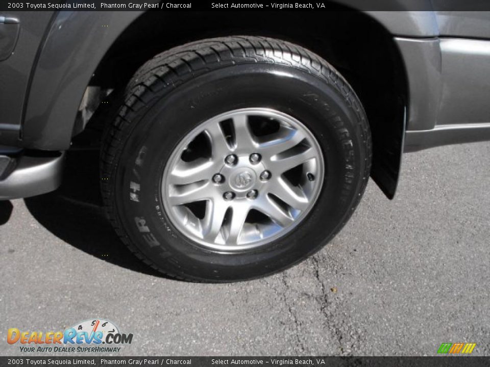 2003 Toyota Sequoia Limited Phantom Gray Pearl / Charcoal Photo #25