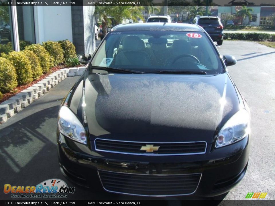 2010 Chevrolet Impala LS Black / Neutral Photo #2