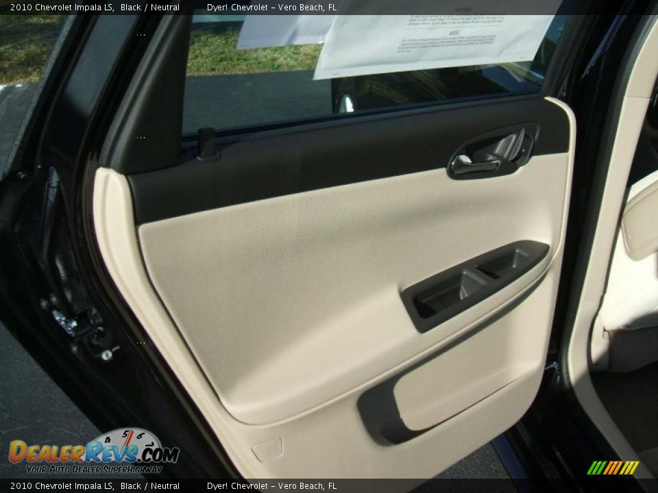 2010 Chevrolet Impala LS Black / Neutral Photo #7