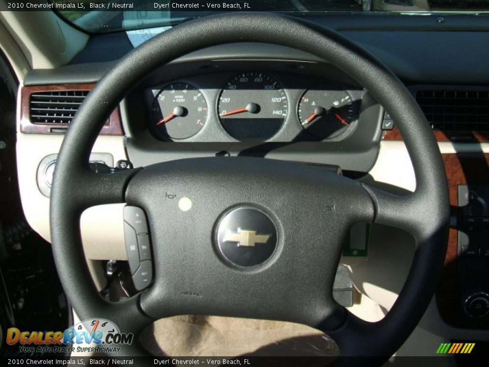 2010 Chevrolet Impala LS Black / Neutral Photo #11