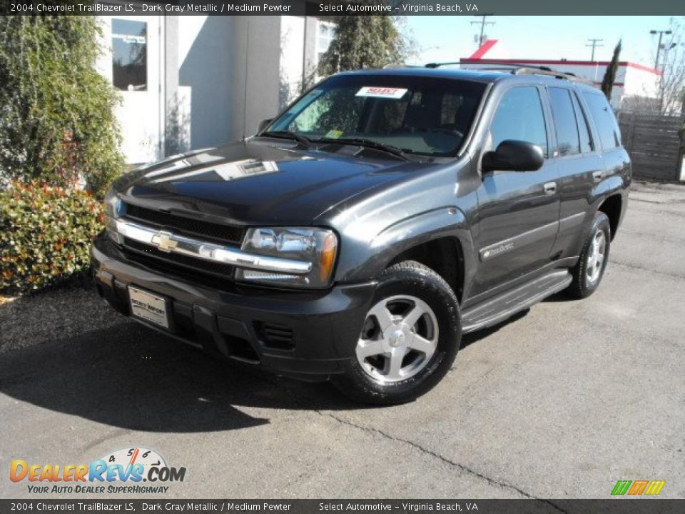 2004 Chevrolet TrailBlazer LS Dark Gray Metallic / Medium Pewter Photo #1