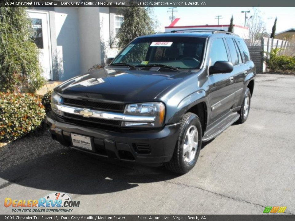 2004 Chevrolet TrailBlazer LS Dark Gray Metallic / Medium Pewter Photo #4