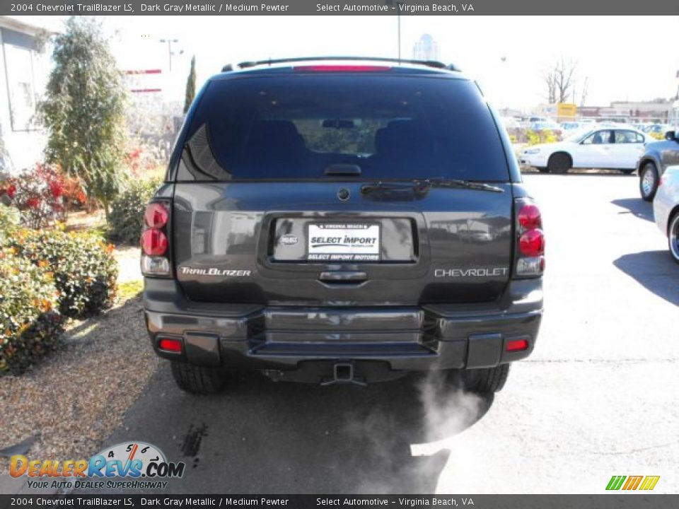 2004 Chevrolet TrailBlazer LS Dark Gray Metallic / Medium Pewter Photo #6