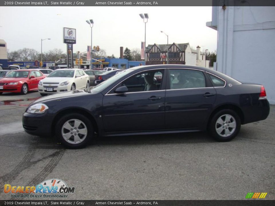 2009 Chevrolet Impala LT Slate Metallic / Gray Photo #9