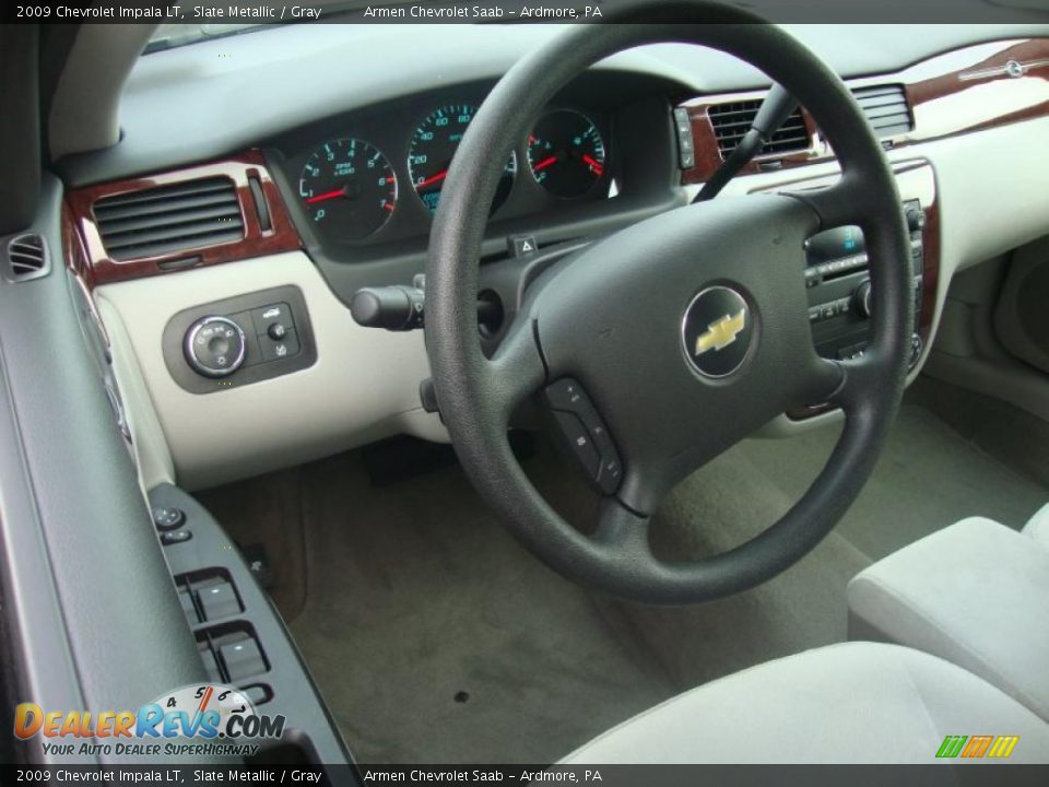 2009 Chevrolet Impala LT Slate Metallic / Gray Photo #10