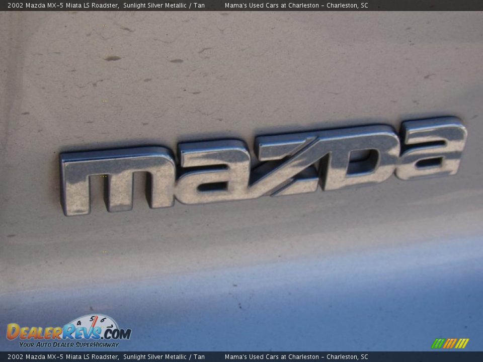 2002 Mazda MX-5 Miata LS Roadster Sunlight Silver Metallic / Tan Photo #29