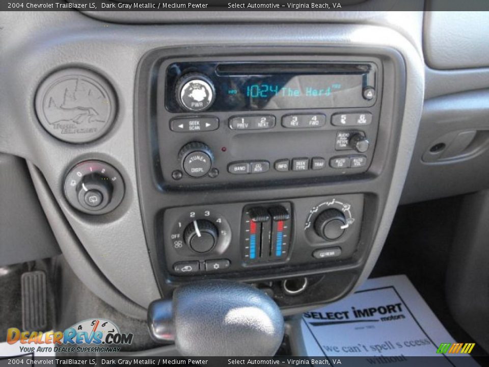 2004 Chevrolet TrailBlazer LS Dark Gray Metallic / Medium Pewter Photo #15