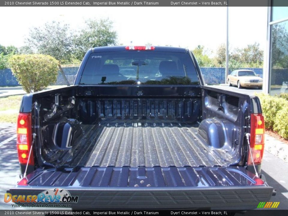 2010 Chevrolet Silverado 1500 LS Extended Cab Imperial Blue Metallic / Dark Titanium Photo #6