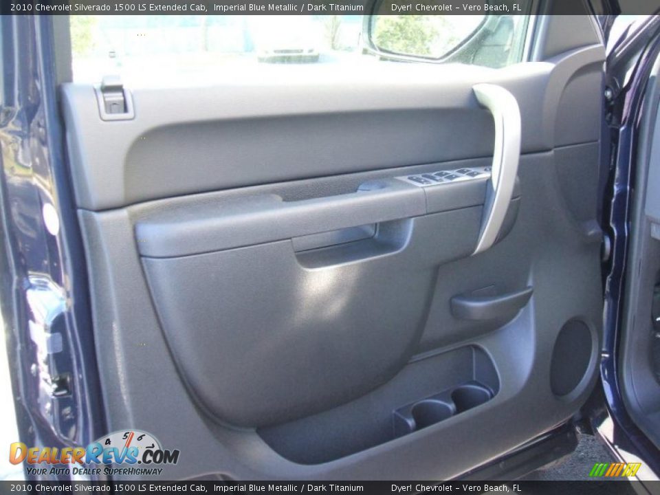 2010 Chevrolet Silverado 1500 LS Extended Cab Imperial Blue Metallic / Dark Titanium Photo #8