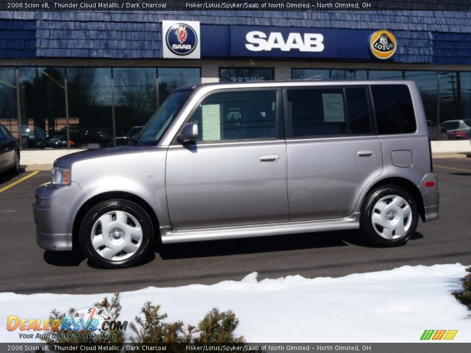 2006 Scion xB Thunder Cloud Metallic / Dark Charcoal Photo #2