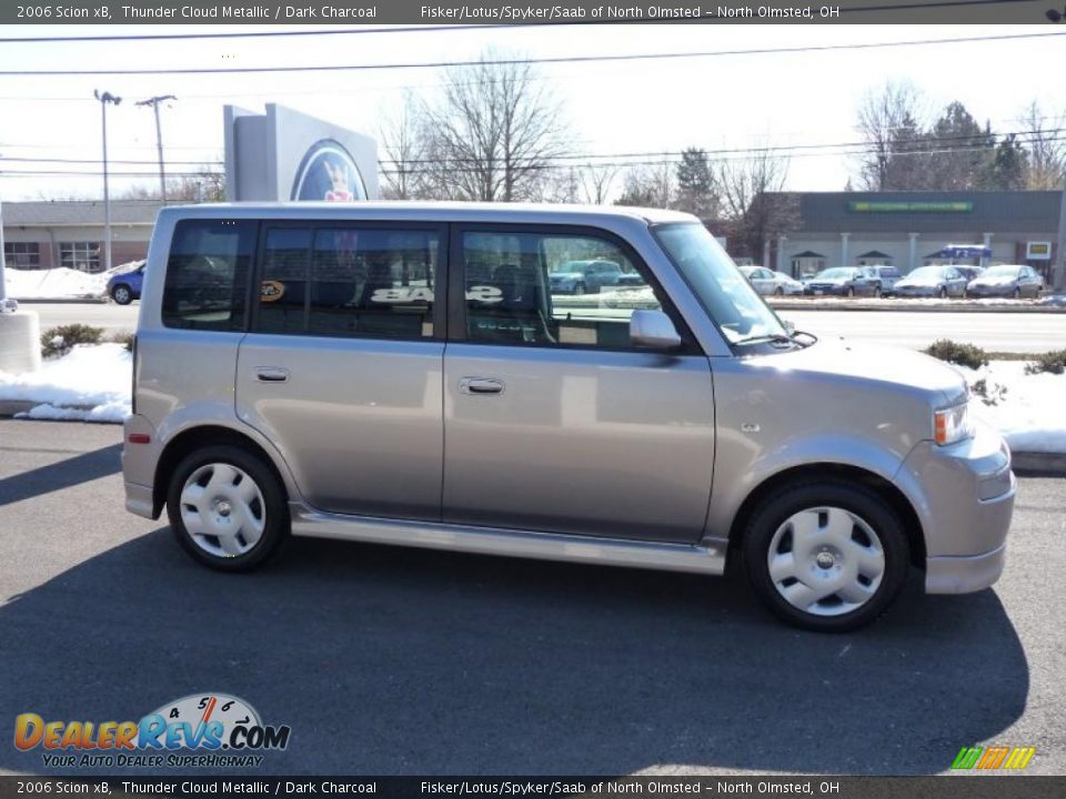 2006 Scion xB Thunder Cloud Metallic / Dark Charcoal Photo #4